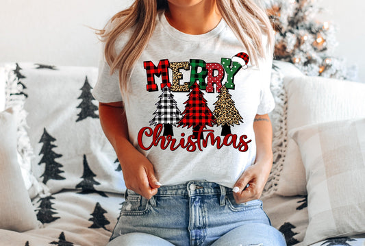 LOUNGEWEAR RUN-XMAS TREES TEE- PREORDER CLOSING 9/30
