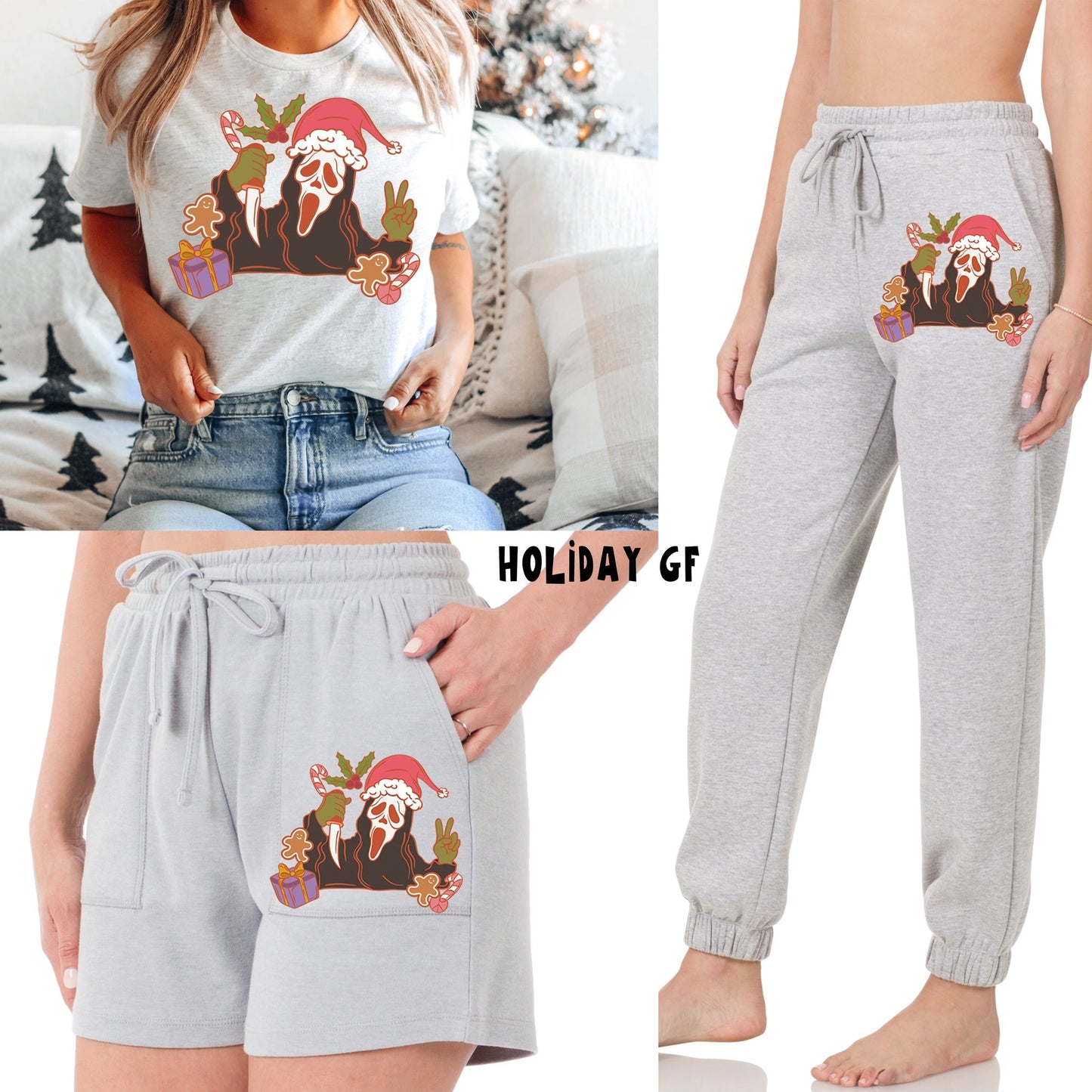 LOUNGEWEAR RUN-HOLIDAY GF TEE- PREORDER CLOSING 9/30