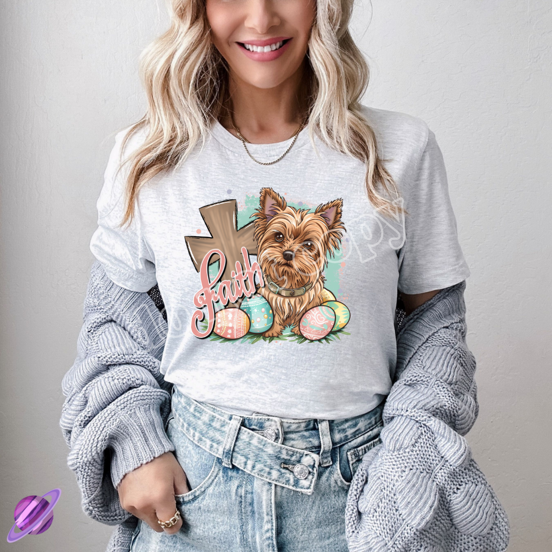 FAITH YORKIE TEE