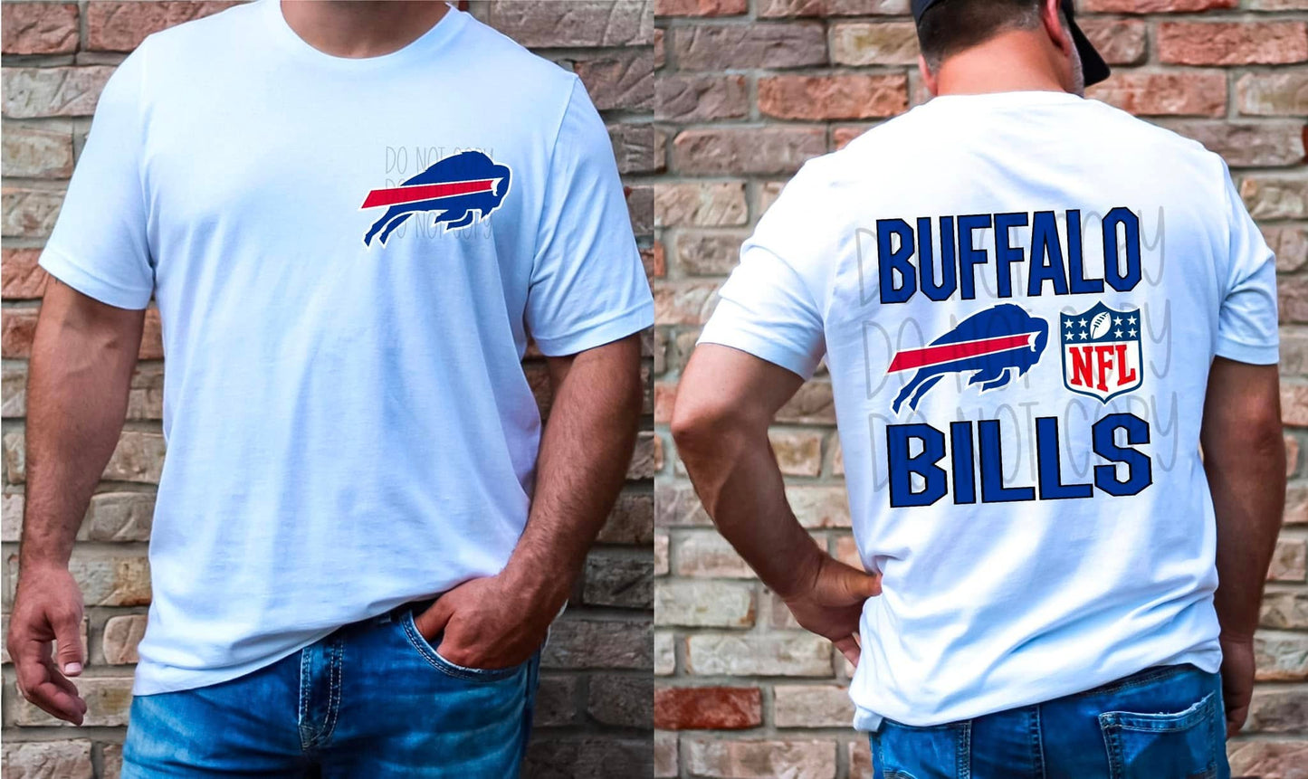 FBALL POCKET PRINT DOUBLE SIDED TEE