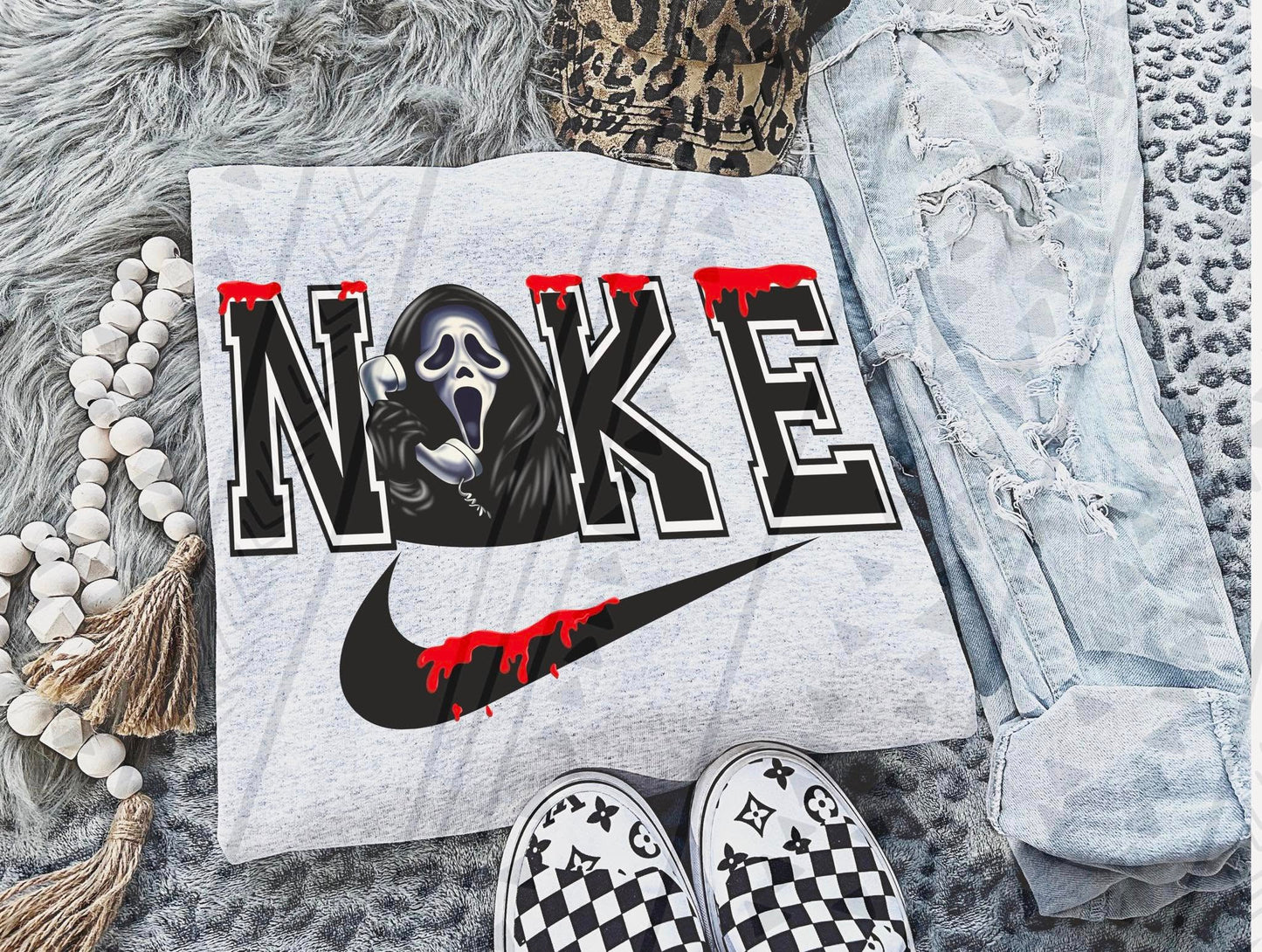 HORROR SWOOSH COLLECTIONS TEES (MULTIPLE OPTIONS - PUT THE OPTION IN ORDER NOTES)