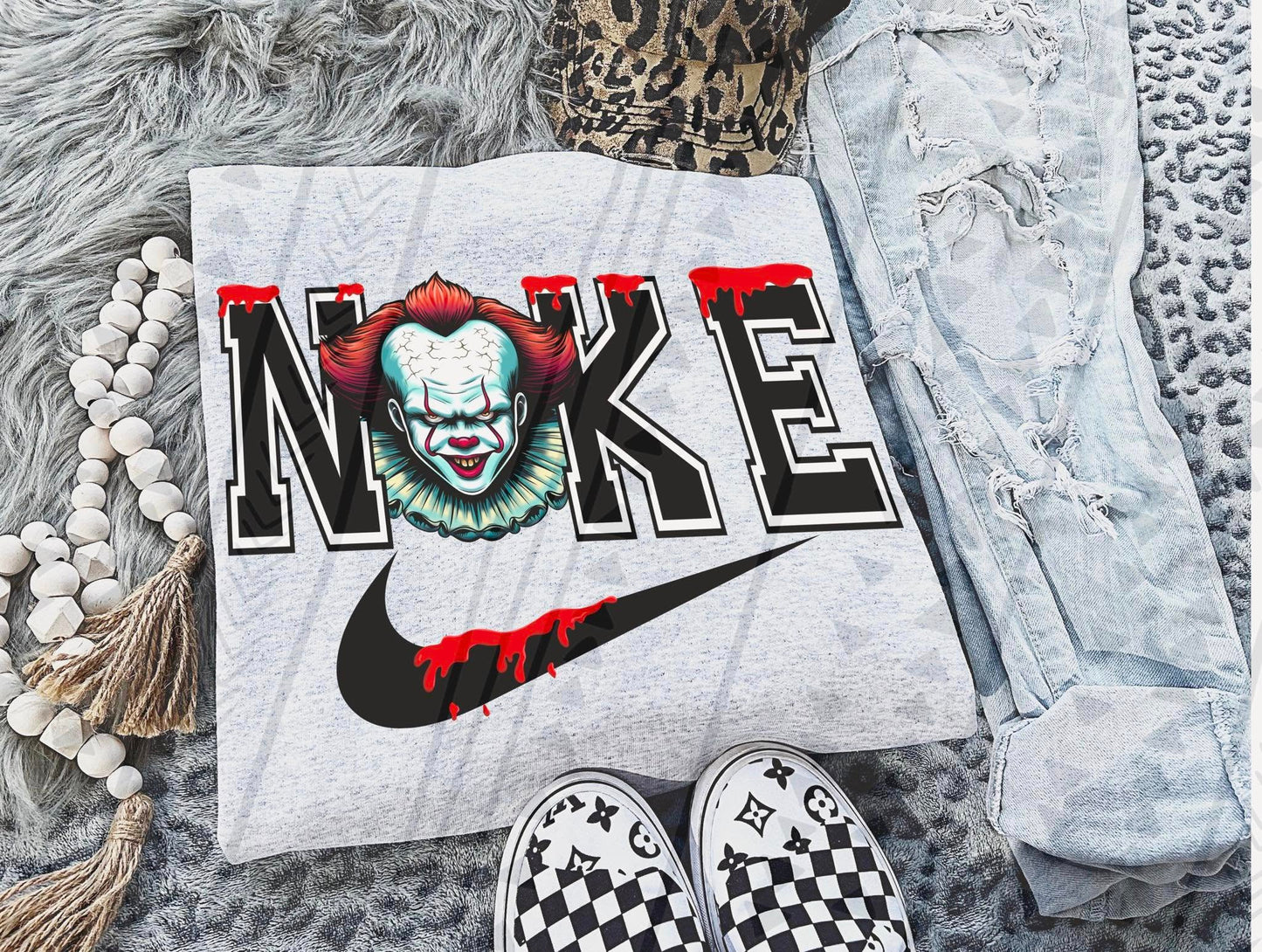 HORROR SWOOSH COLLECTIONS TEES (MULTIPLE OPTIONS - PUT THE OPTION IN ORDER NOTES)