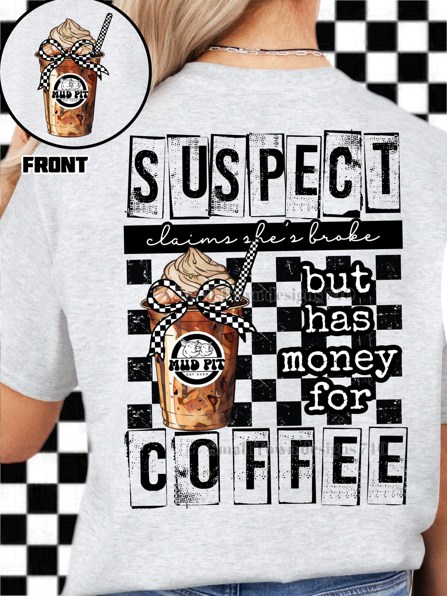 SUSPECT COFFEE COLLECTION DOUBLE SIDED TEE (MULTIPLE OPTIONS)