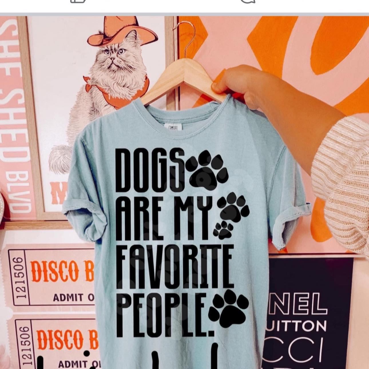 DOGS ARE MY FAVORITE PEOPLE TEE