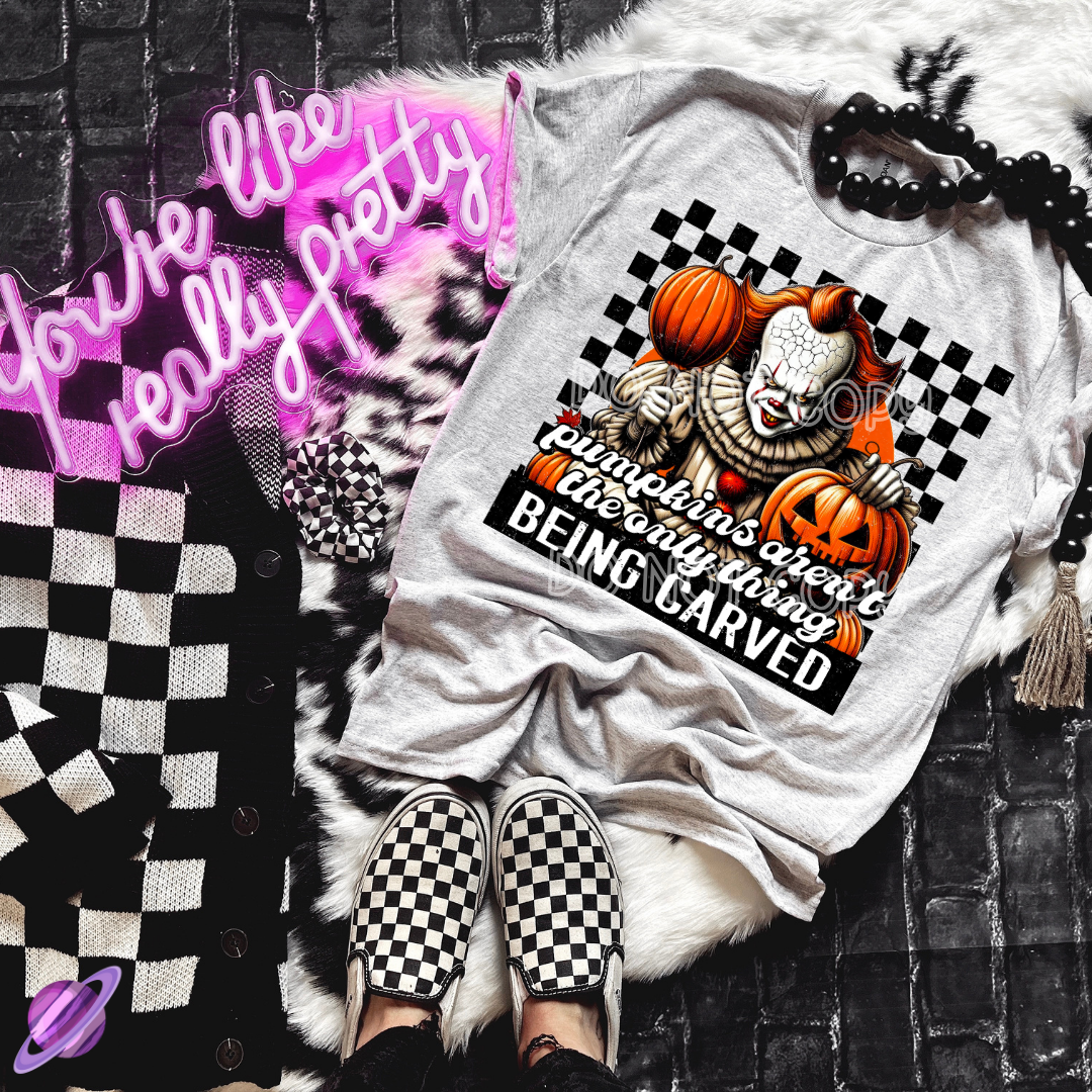 BEING CARVED PENNY TEE