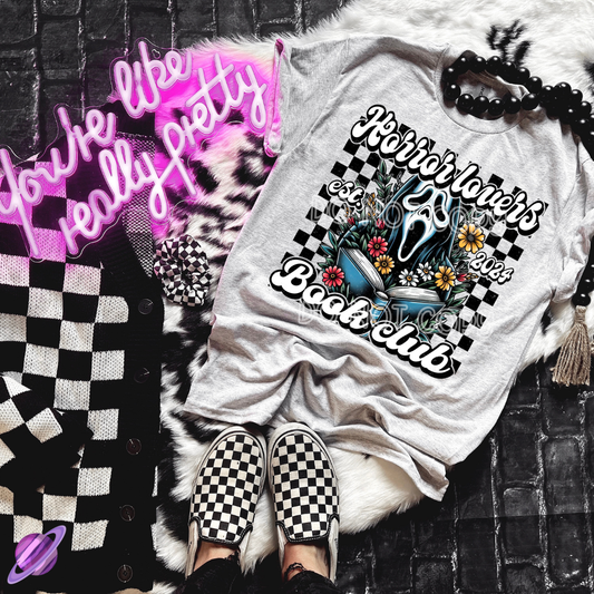 HORROR LOVERS BOOK CLUB GF TEE