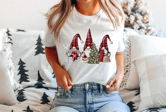 LOUNGEWEAR RUN-PLAID GNOMES