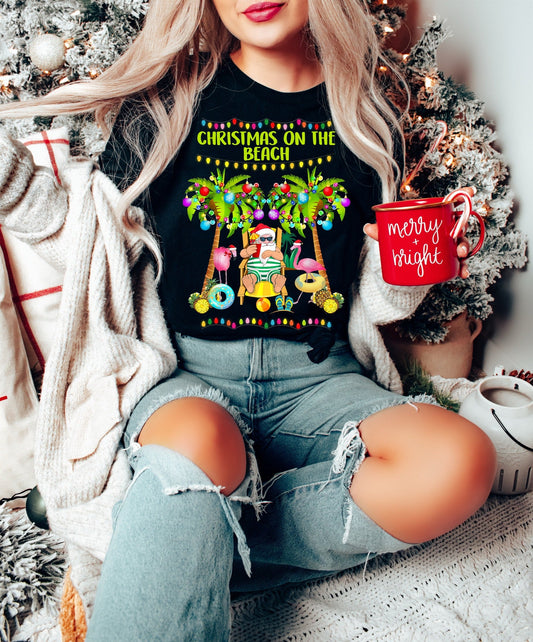 LOUNGEWEAR RUN-SANTA BEACH TEE- PREORDER CLOSING 9/30