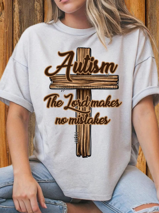 AUTISM THE LORD MAKES NO MISTAKES TEE