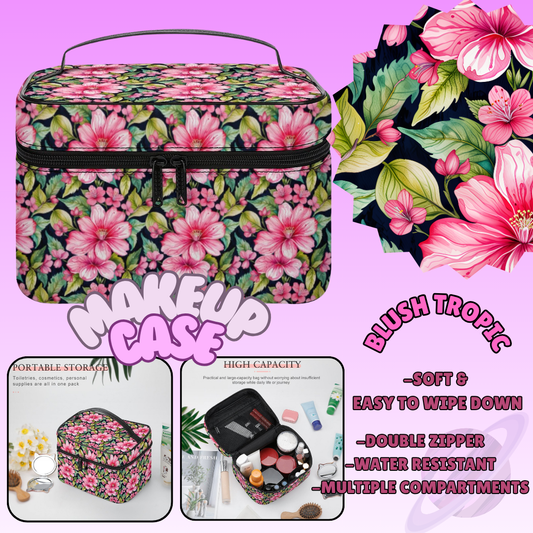 MAKEUP BAG RUN-BLUSH TROPIC-PREORDER CLOSING 8/11
