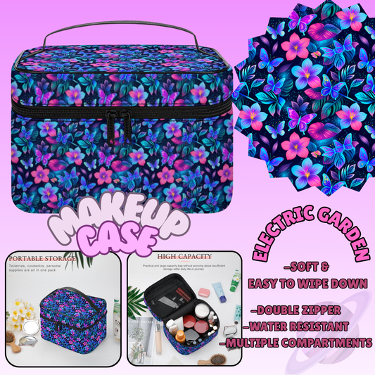 MAKEUP BAG RUN-ELECTRIC GARDEN-PREORDER CLOSING 8/11