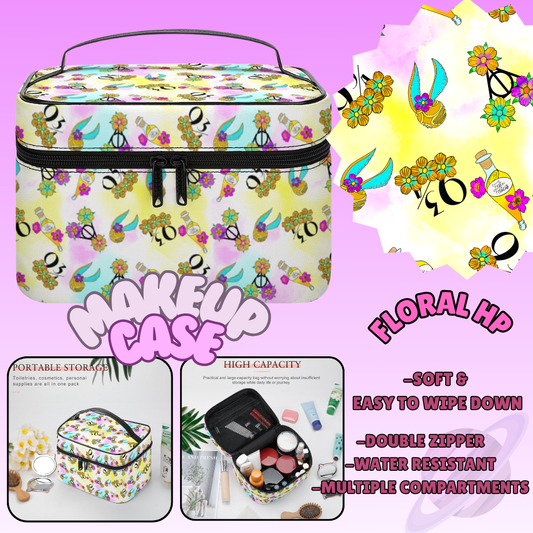 MAKEUP BAG RUN-FLORAL HP-PREORDER CLOSING 8/11