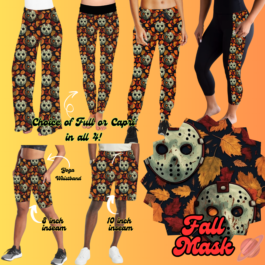 PRETTY FALL RUN-FALL MASK-BOTTOMS 6 STYLES-PREORDER CLOSING 8/3