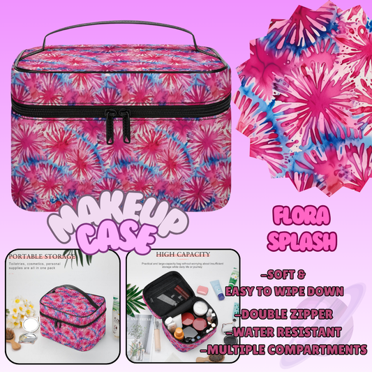MAKEUP BAG RUN-FLORA SPLASH-PREORDER CLOSING 8/11