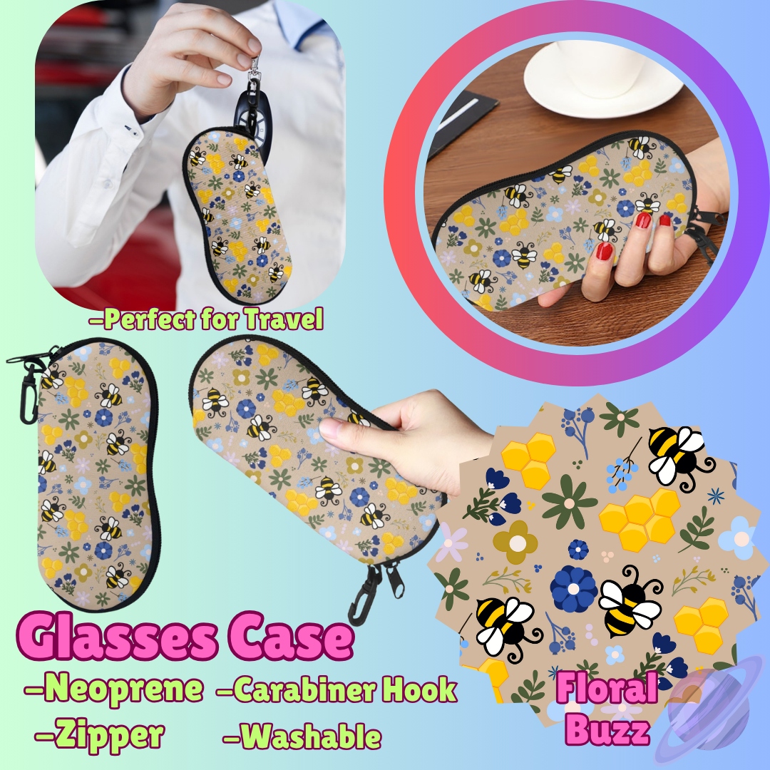 SUNGLASSES CASE RUN-FLORAL BUZZ-PREORDER CLOSING 8/8