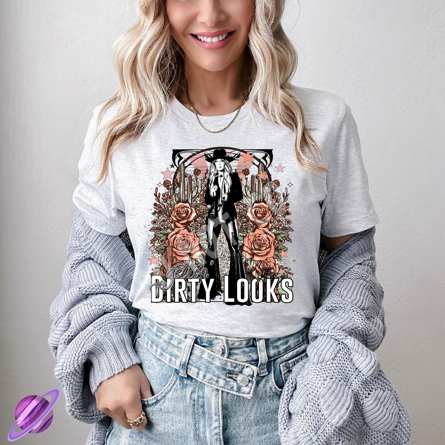 GETTIN DIRTY LOOKS TEE