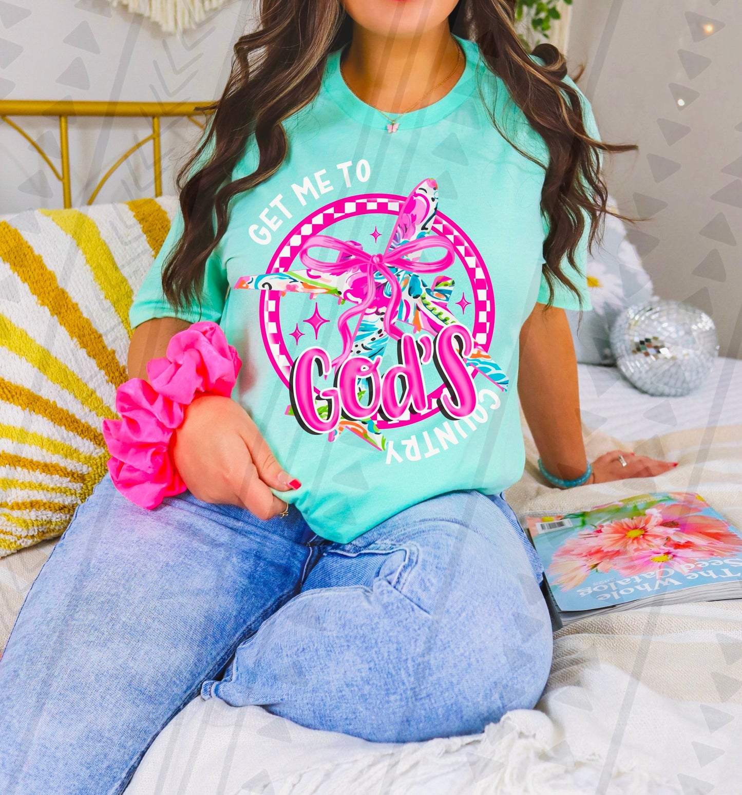 GET ME TO GOD'S COUNTRY TEE