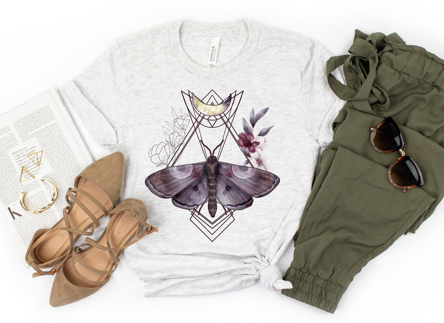BATCH 66- MOON MOTH TEE