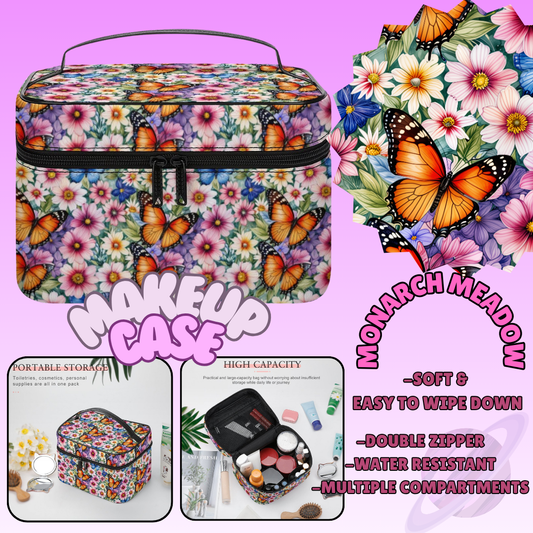 MAKEUP BAG RUN-MONARCH MEADOW-PREORDER CLOSING 8/11