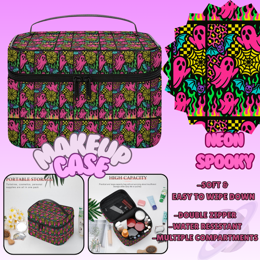 MAKEUP BAG RUN-NEON SPOOKY-PREORDER CLOSING 8/11