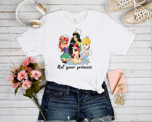 OUTFIT RUN 2- NOT YOUR PRINCESS TEE