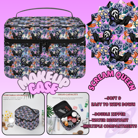 MAKEUP BAG RUN-SCREAM QUEEN-PREORDER CLOSING 8/11
