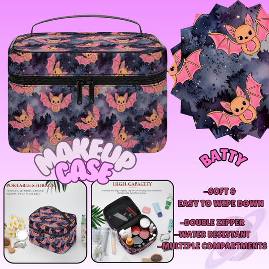 MAKEUP BAG RUN-BATTY-PREORDER CLOSING 8/11