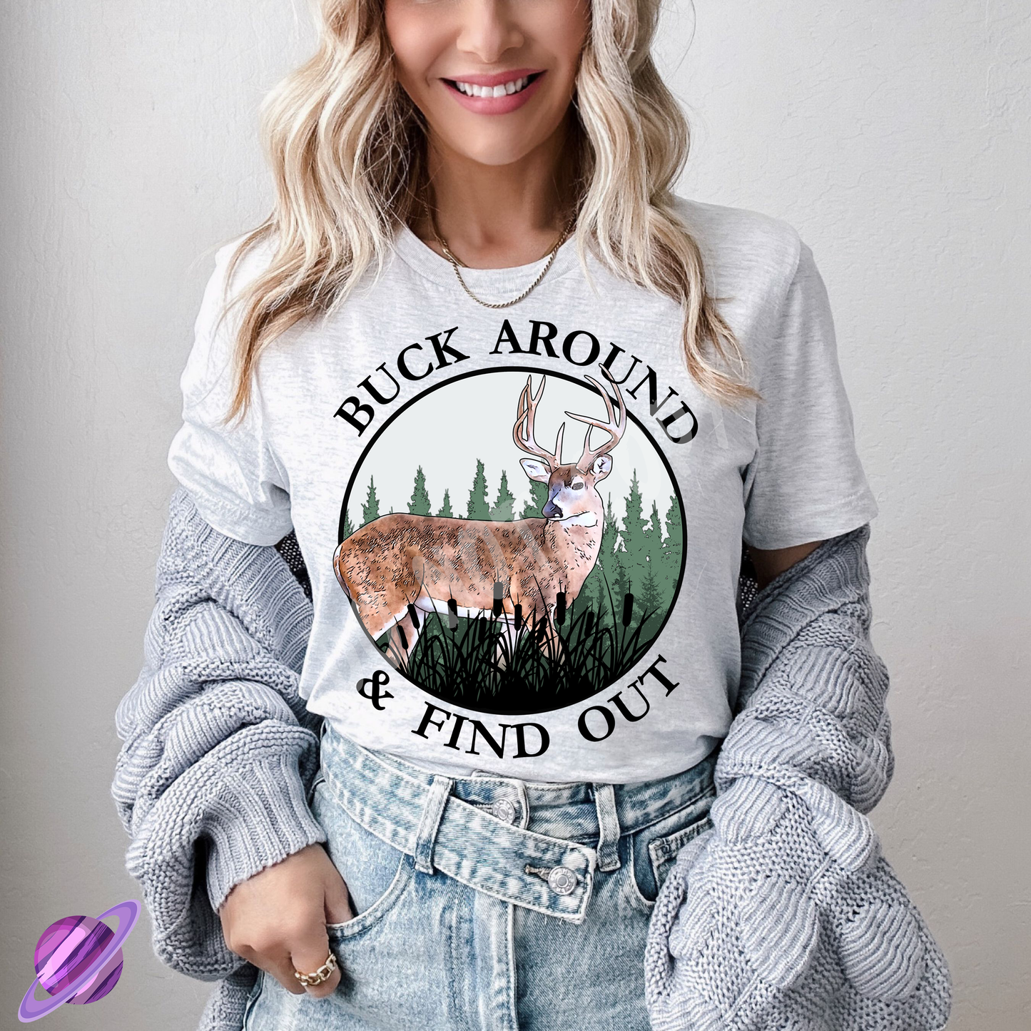 BUCK AROUND TEE