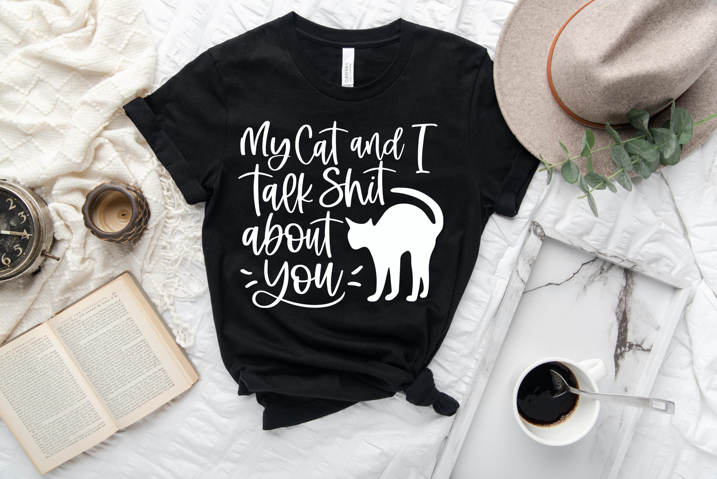 CAT TALK TEE