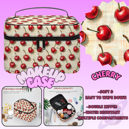 MAKEUP BAG RUN-CHERRY-PREORDER CLOSING 8/11