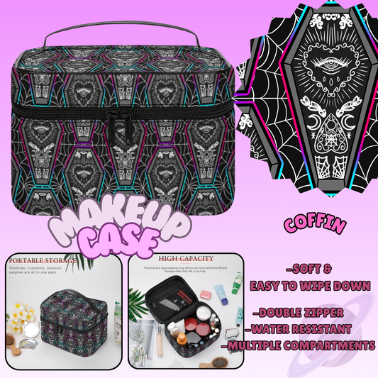 MAKEUP BAG RUN-COFFIN-PREORDER CLOSING 8/11