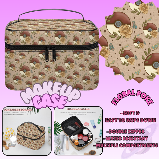 MAKEUP BAG RUN-FLORAL POKE-PREORDER CLOSING 8/11