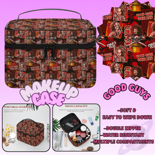 MAKEUP BAG RUN-GOOD GUYS-PREORDER CLOSING 8/11