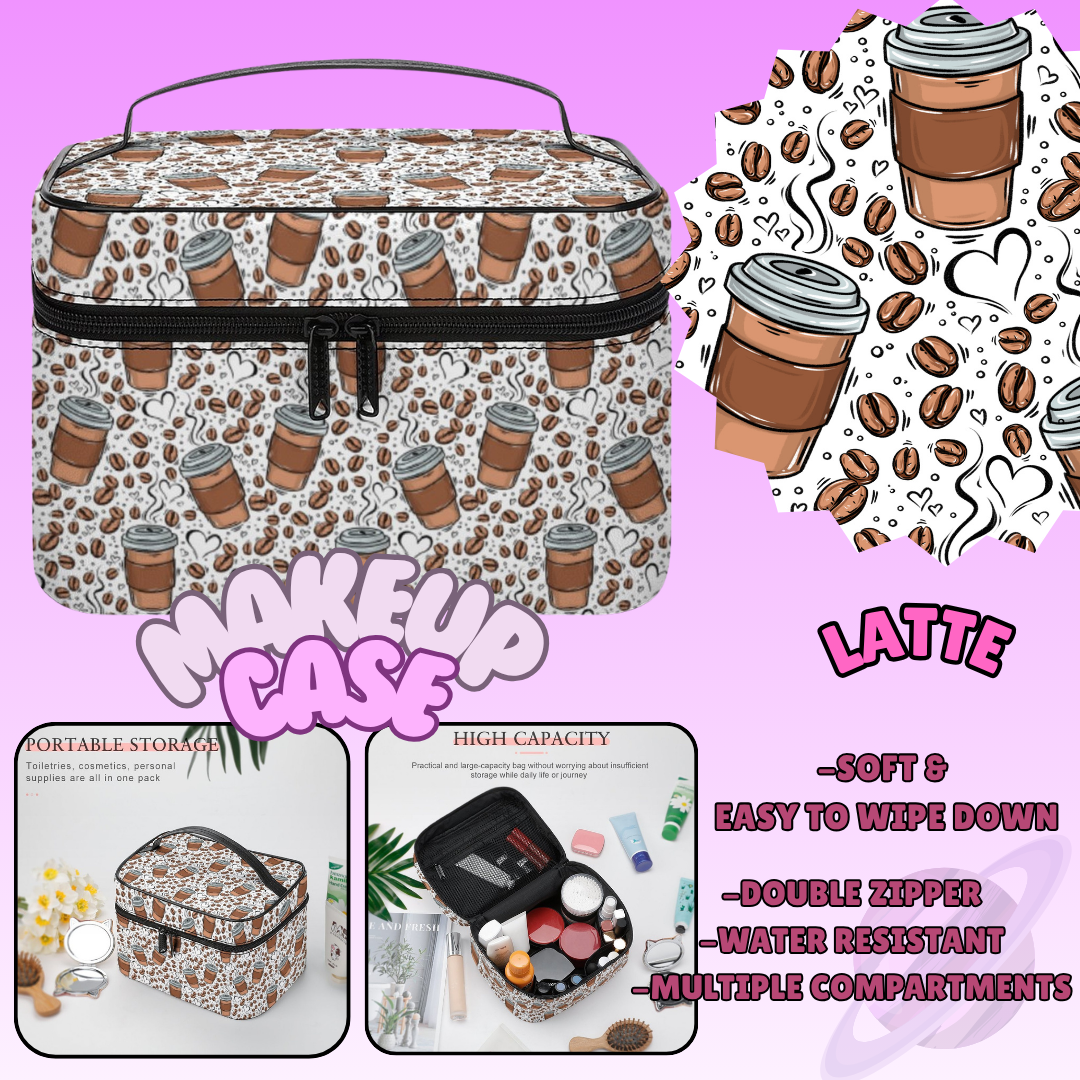MAKEUP BAG RUN-LATTE-PREORDER CLOSING 8/11