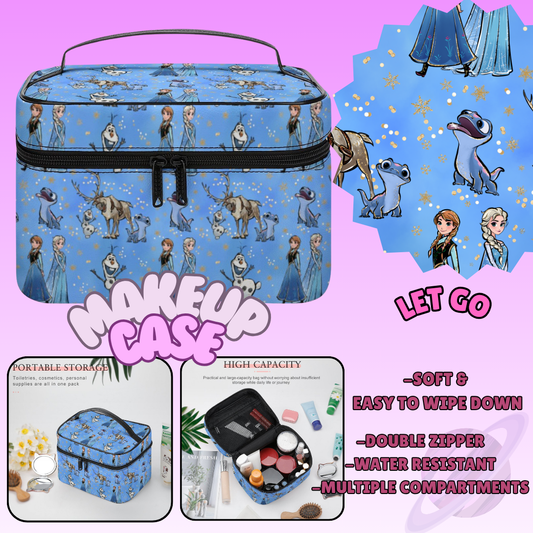 MAKEUP BAG RUN-LET GO-PREORDER CLOSING 8/11