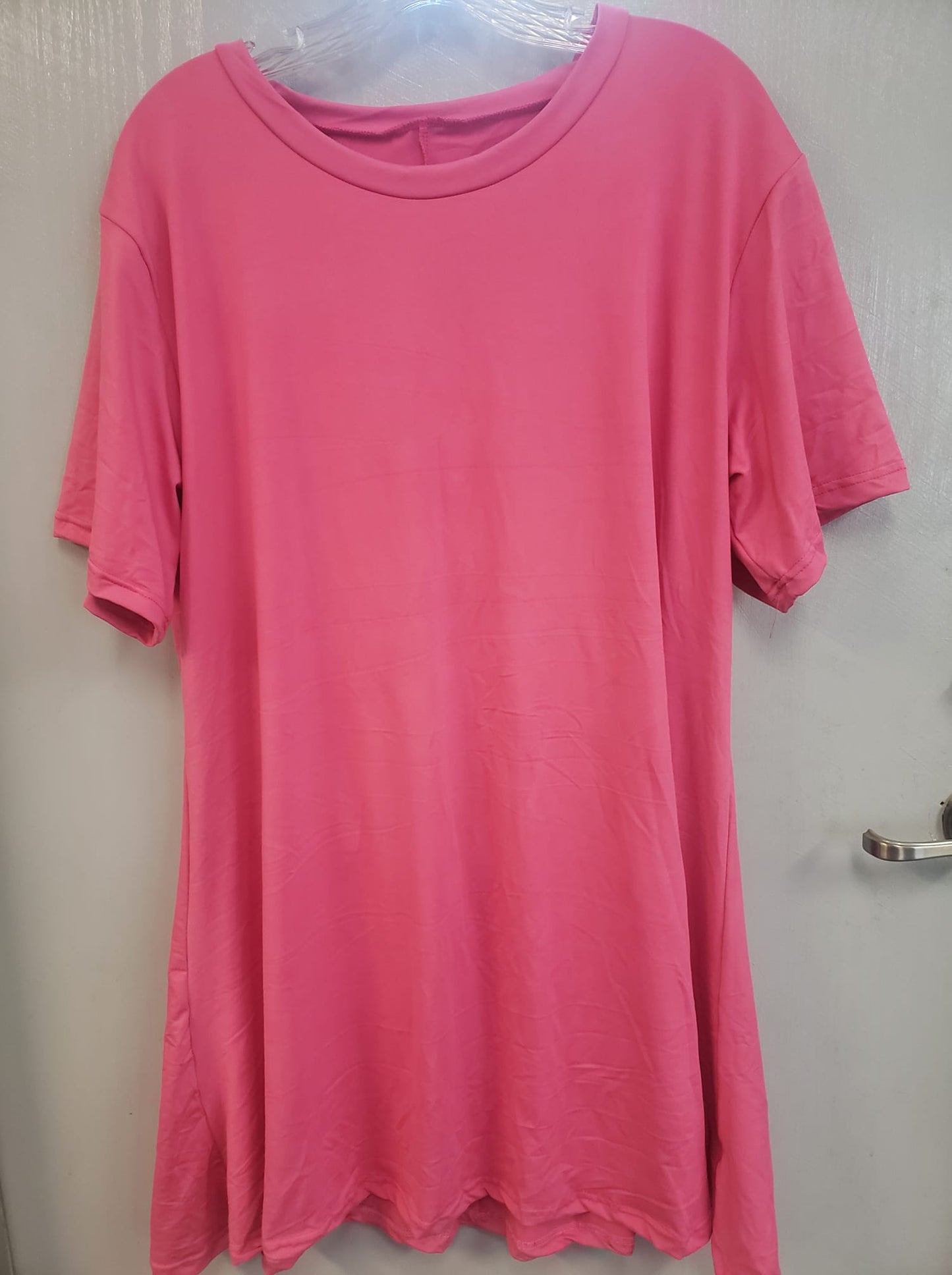 mid pink tunic shirt
