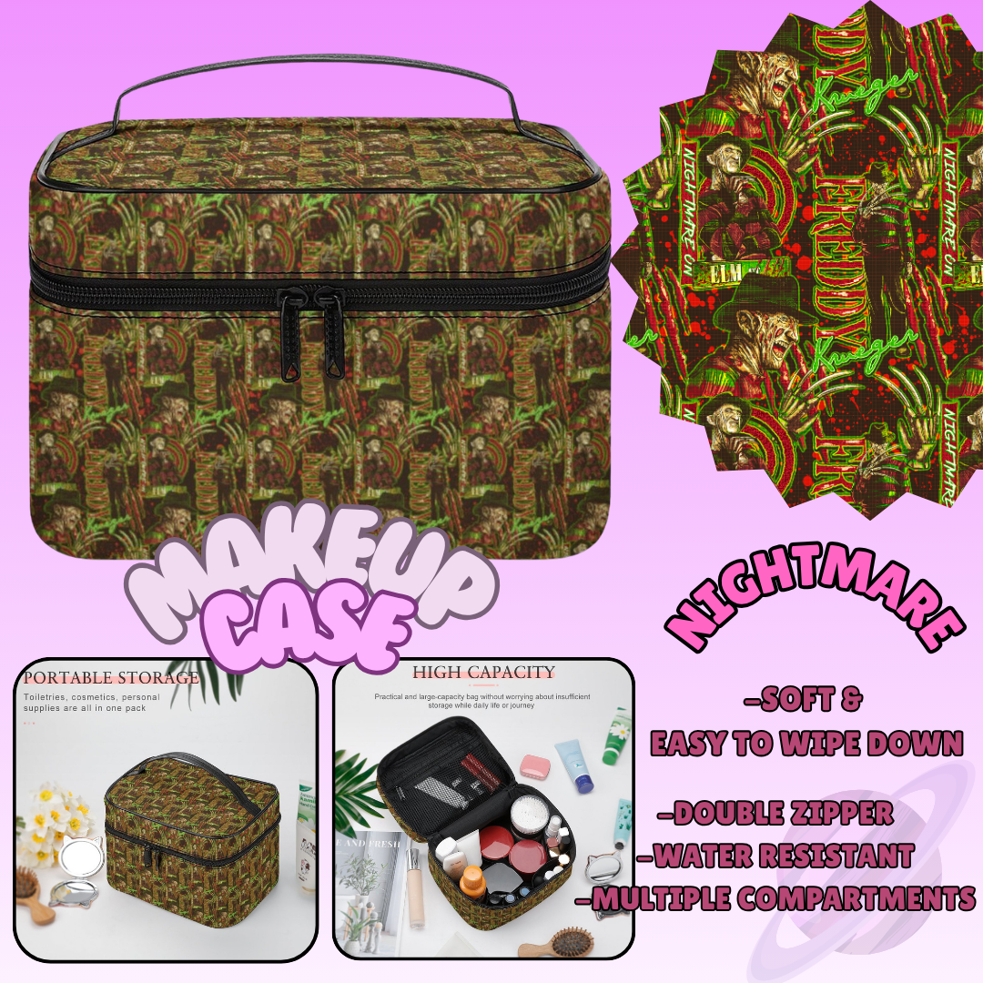 MAKEUP BAG RUN-NIGHTMARE-PREORDER CLOSING 8/11