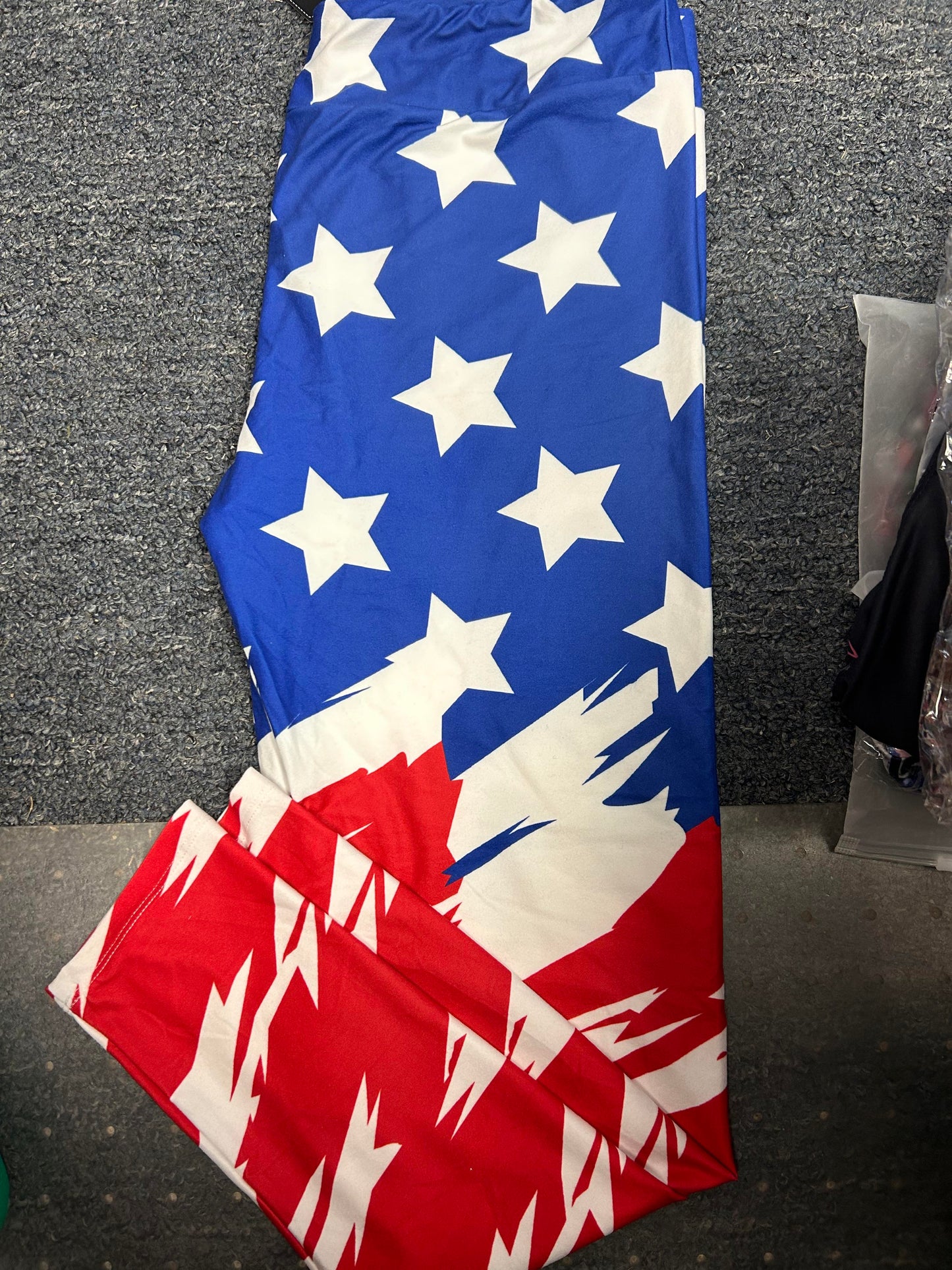 RWB flag legg