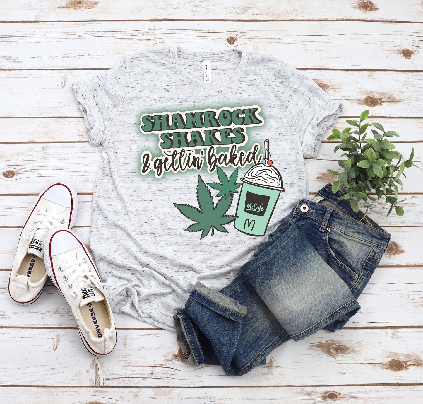 SPRING BASH RUN-SHAKE AND BAKE TEE