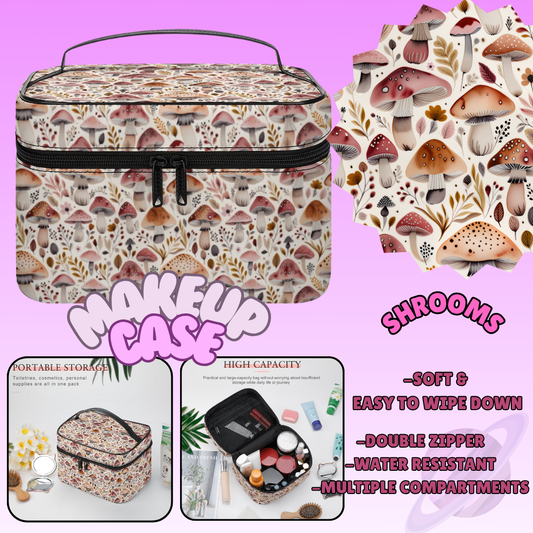 MAKEUP BAG RUN-SHROOMS-PREORDER CLOSING 8/11
