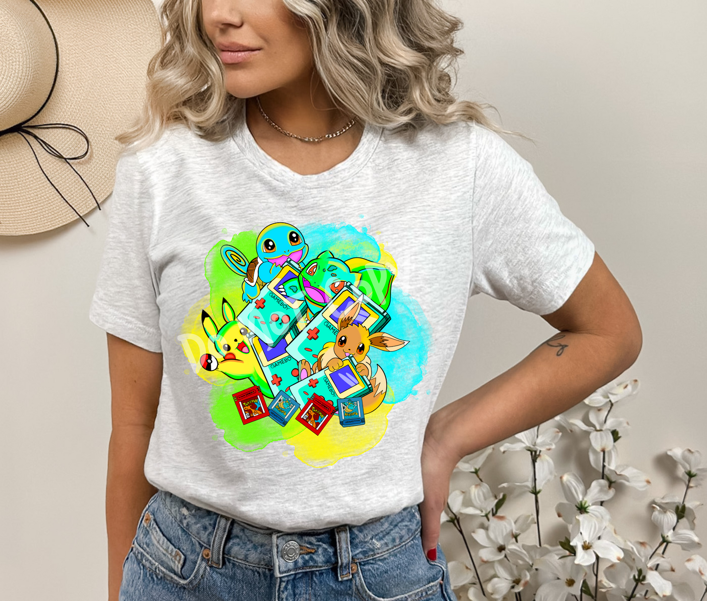 WATERCOLOR POKE TEE