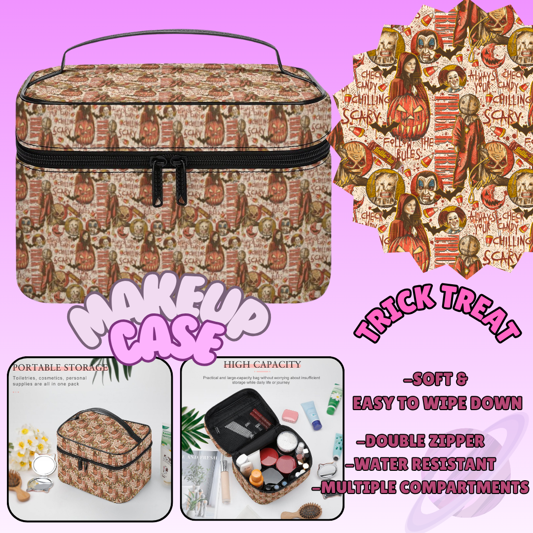 MAKEUP BAG RUN-TRICK TREAT-PREORDER CLOSING 8/11