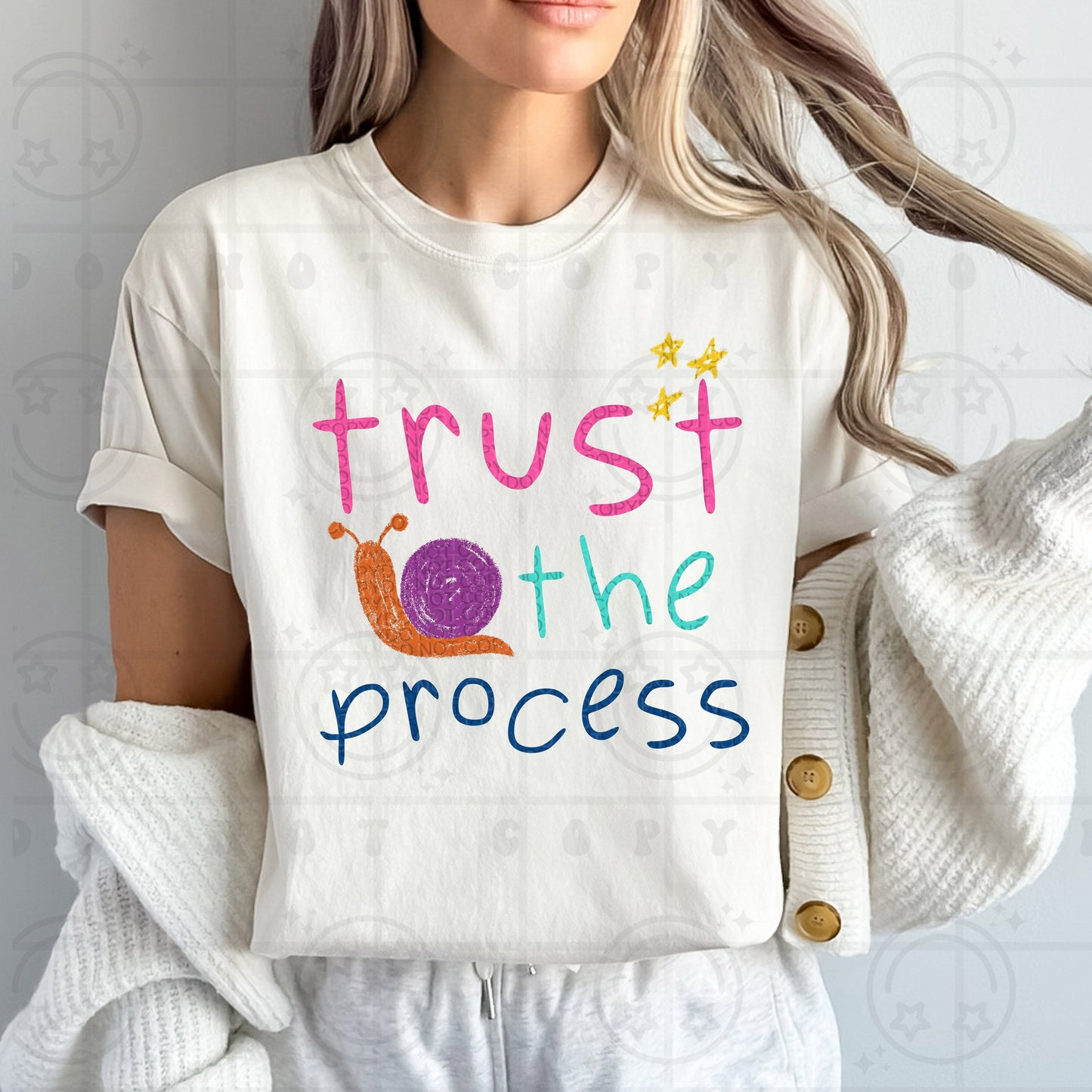 TRUST THE PROCESS DOODLE TEE