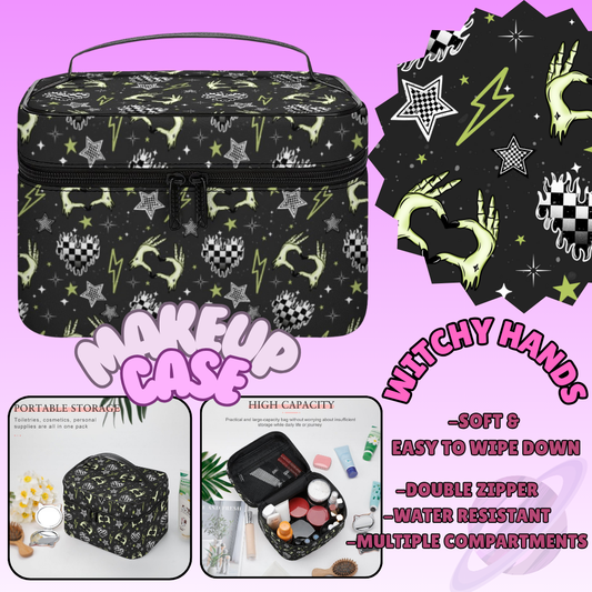 MAKEUP BAG RUN-WITCHY HANDS-PREORDER CLOSING 8/11