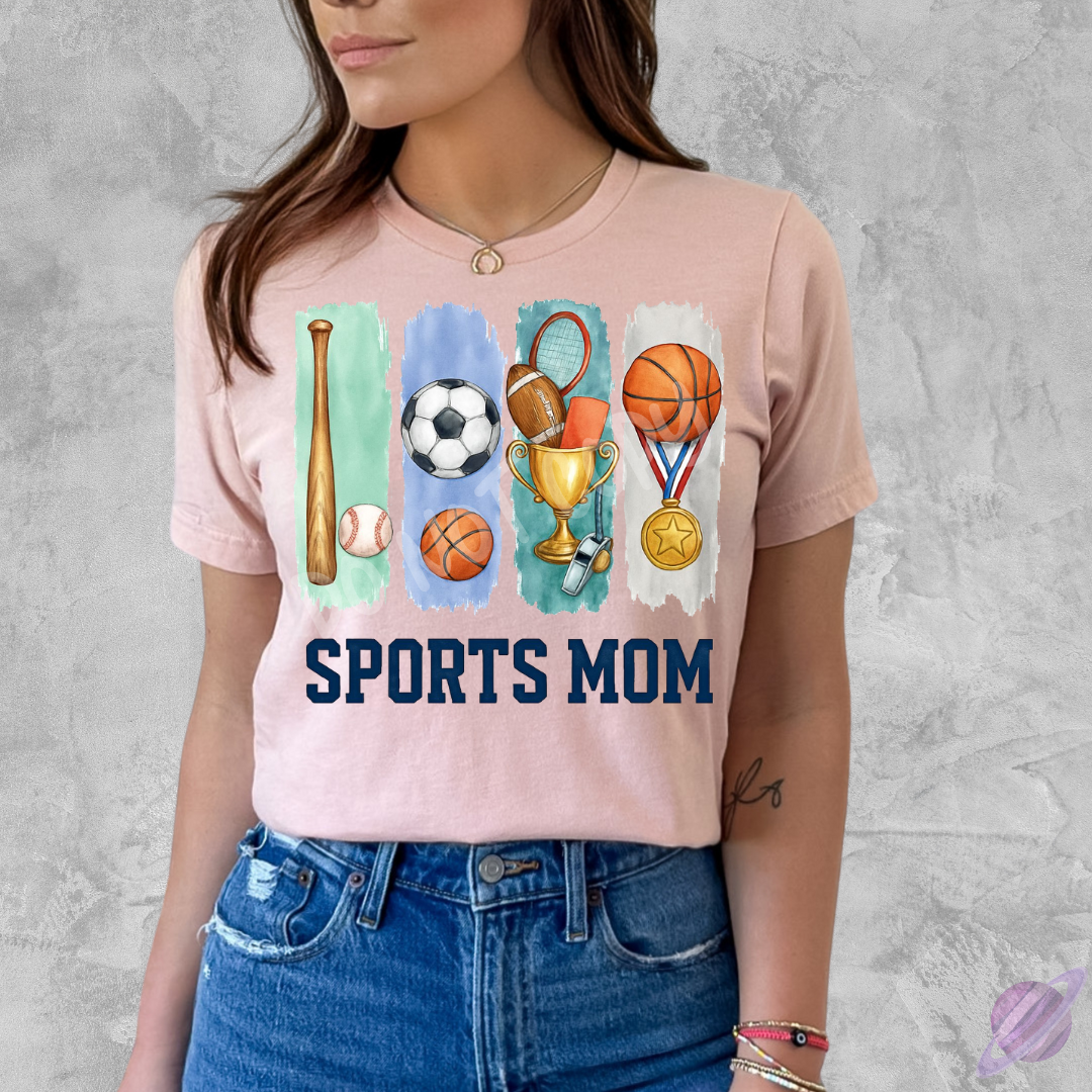 SPORTS MOM SKETCH TEE