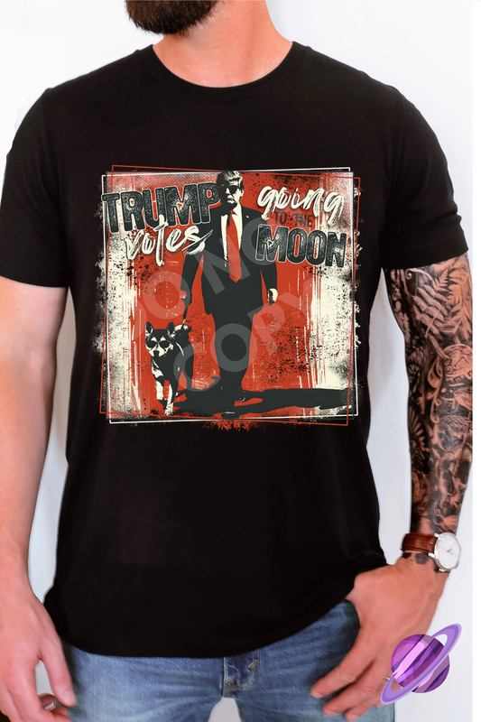 TRUMP VOTES GOING TO THE MOON TEE