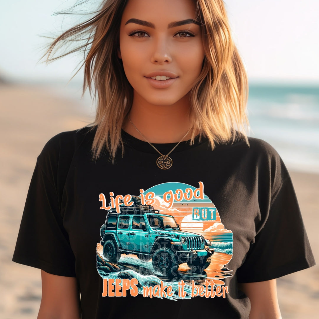 LIFE IS GOOD BUT JPS MAKE IT BETTER TEE