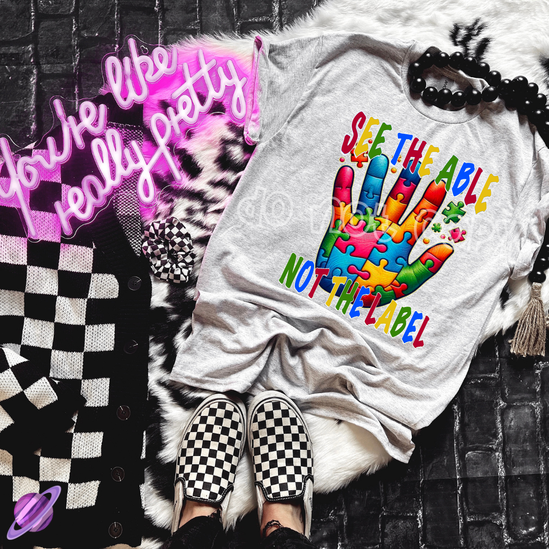 SEE THE ABLE NOT THE LABEL TEE