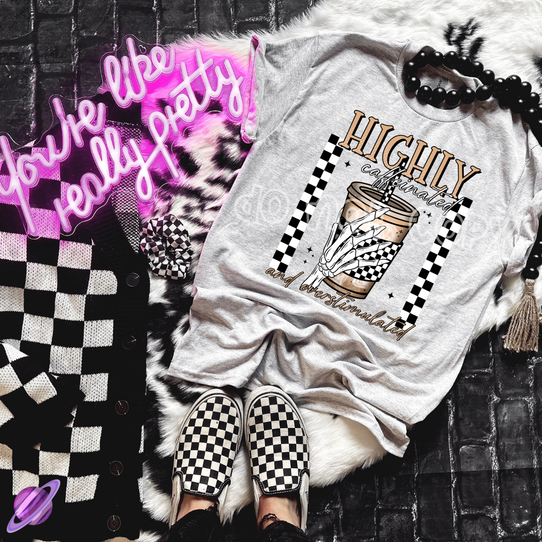 HIGHLY CAFFINATED TEE