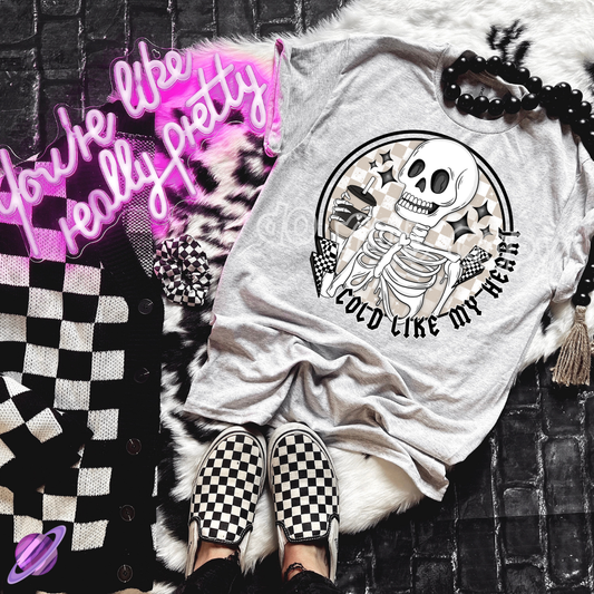 COLD LIKE MY HEART TEE